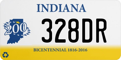 IN license plate 328DR