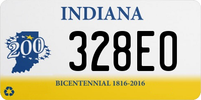 IN license plate 328EO