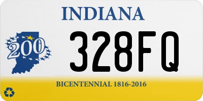 IN license plate 328FQ