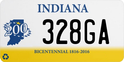 IN license plate 328GA