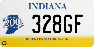 IN license plate 328GF