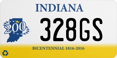 IN license plate 328GS