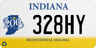 IN license plate 328HY