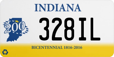 IN license plate 328IL
