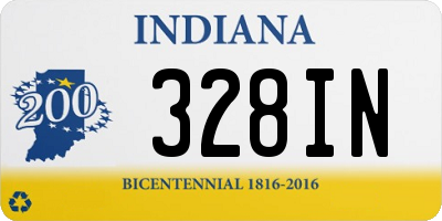 IN license plate 328IN