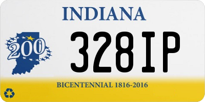 IN license plate 328IP