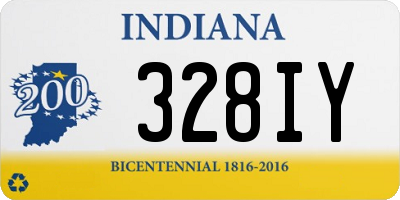 IN license plate 328IY