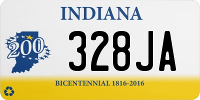 IN license plate 328JA