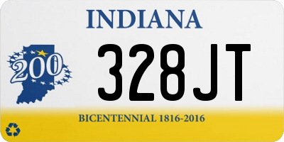 IN license plate 328JT