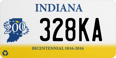 IN license plate 328KA