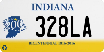 IN license plate 328LA