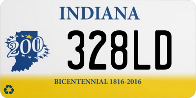 IN license plate 328LD