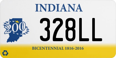 IN license plate 328LL