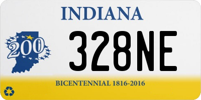 IN license plate 328NE