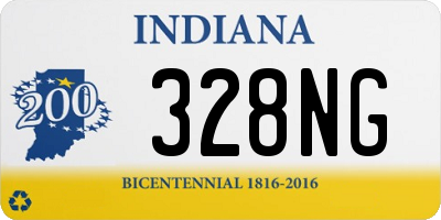 IN license plate 328NG