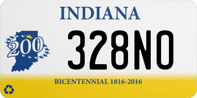 IN license plate 328NO
