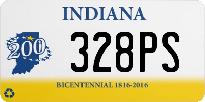 IN license plate 328PS