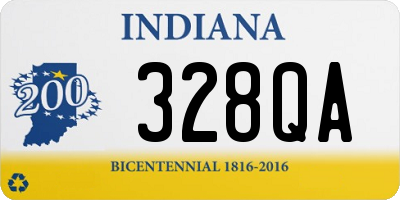 IN license plate 328QA