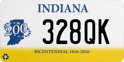 IN license plate 328QK