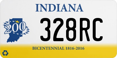 IN license plate 328RC