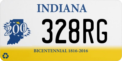 IN license plate 328RG