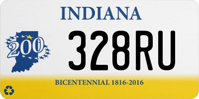 IN license plate 328RU