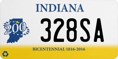 IN license plate 328SA