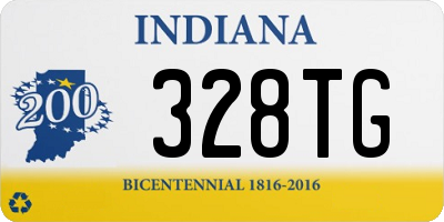 IN license plate 328TG