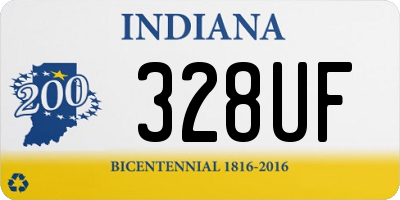 IN license plate 328UF