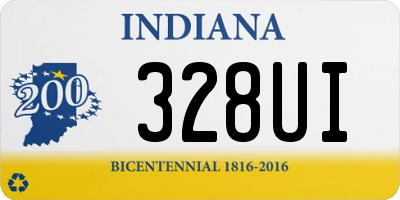 IN license plate 328UI