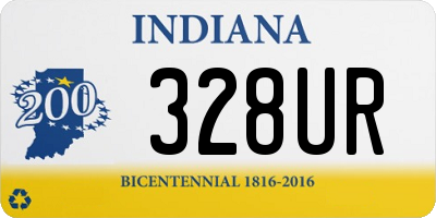 IN license plate 328UR