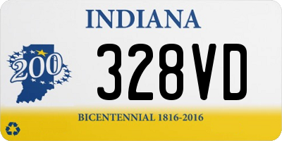 IN license plate 328VD