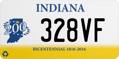 IN license plate 328VF