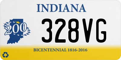 IN license plate 328VG