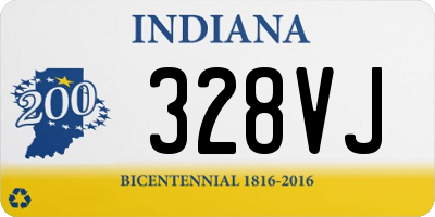 IN license plate 328VJ