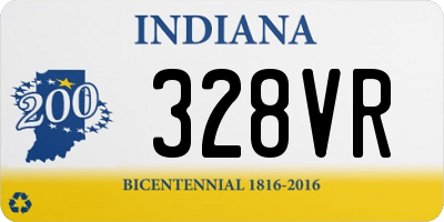 IN license plate 328VR