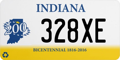 IN license plate 328XE