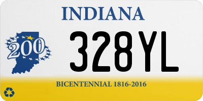 IN license plate 328YL