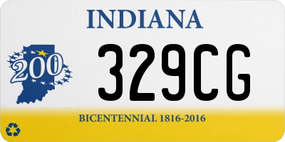 IN license plate 329CG