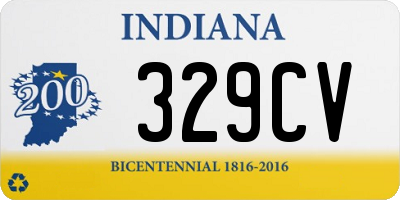 IN license plate 329CV