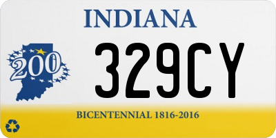 IN license plate 329CY