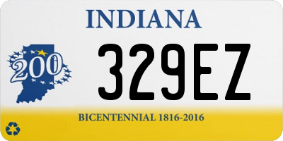 IN license plate 329EZ