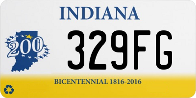 IN license plate 329FG