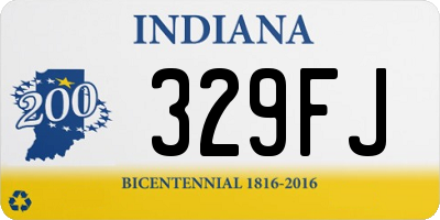 IN license plate 329FJ