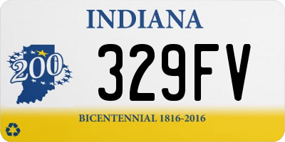 IN license plate 329FV