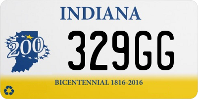 IN license plate 329GG