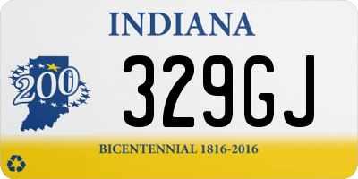 IN license plate 329GJ