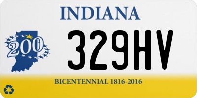 IN license plate 329HV