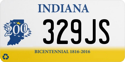 IN license plate 329JS