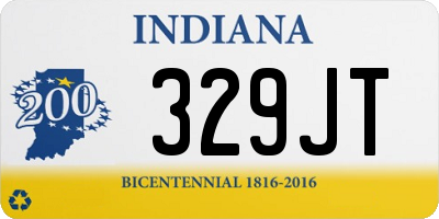 IN license plate 329JT